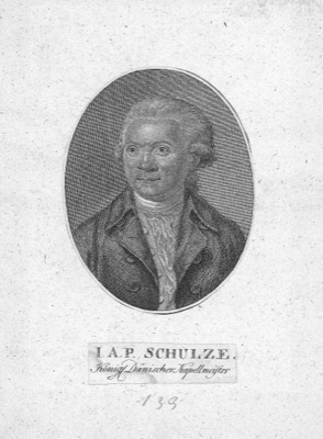 Porträt Johann Abraham Peter Schulz